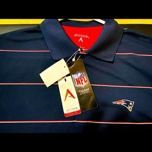 Men’s Antigua NWT New England Patriots Polo Golf Shirt